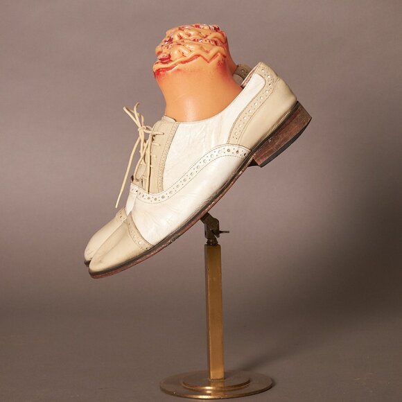 1960s Stacy Adams Cap Toe Two Tone Shoes main image 7
